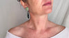Turquoise & Silver Drop Earrings. Sterling Silver. 1331