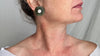 Canadian Jade Earrings. Jade & Sterling Silver. 1367
