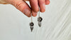 Silver Flower Earrings. 2340