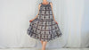Fantastic Block Print Sun Dress. Neutrals. Size XS - M.