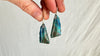 Chrysocolla and Sterling Silver Earrings. Atelier Aadya. 0634
