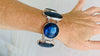 Sterling Labradorite Bracelet. Beautiful Blue Flash. 0730.