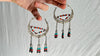 Vintage Uzbek Bukhara Silver Earrings. 1154. Rare!