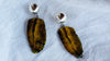 Amber & Silver Earrings. Handmade Sterling Silver Jewelry. 2887