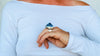 Oversized Faceted Aquamarine Cocktail Ring | Handmade Adjustable Sterling Silver | AAA Stone 3022