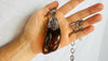Amber & Sterling Pendant on a Silver Chain. 2876