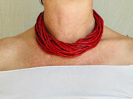 Antique Nagaland Multi-Strand Necklace Collectible. Naga. 4302