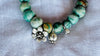 Guatemalita Bracelet. Beaded with Sterling Silver. Mayan Jewelry. 2842