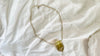 Citrine & Silver Pendant Necklace. Sterling Silver. 2228