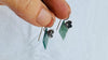 Guatemalan Jade Earrings. Sterling Silver. 4408