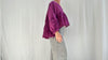 Mexican Gauze Blouse. Purple. One Size