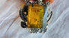 Amber & Sterling Pendant WITH INSECT on a Silver Chain. 4449