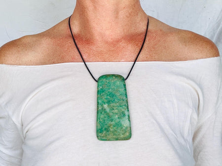 Mayan Green Jade Pendant. Hand-Carved Adze. Guatemala. 4330