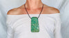 Mayan Green Jade Pendant. Hand-Carved Adze. Guatemala. 4330