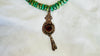 Guatemalita and Berber Silver Necklace. Jadeite. 2543