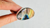 Oversized Labradorite Ring. Adjustable Sterling Silver Shank. Handmade Designer Jewelry. 4017