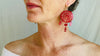 Carved Gourd Earrings. Sterling Silver. Oaxaca, Mexico. 0363