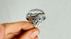 Natural Quartz Ring. Oversized. Botanicals. Size 7.25. 4139