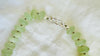Long Serpentine Necklace. Handmade Beaded Jewelry. Beautiful Green Stone. Statement Necklace.