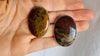 Asymm Jasper Earrings. Handmade Sterling Silver Jewelry. 3014