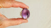 Oversized Faceted Amethyst Ring | Handmade Adjustable Sterling Silver | Unique Gemstone Jewelry. 4022