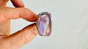 Amethyst Botanicals Ring. Size 7.25. Stupendously Crafted Sterling Silver. 4155