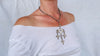 Yalalag Cross Pendant Necklace. Sterling Silver Handcrafted Jewelry. 4398
