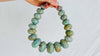 Mayan Guatemalita Jade Graduated Choker Necklace. Guatemalan Stone Jewelry. Handmade Necklace. 2247
