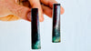 Sonora Sunrise Silver Post Earrings. Rare Chrysocolla Cuprite. Sterling One-of-a-Kind. 137