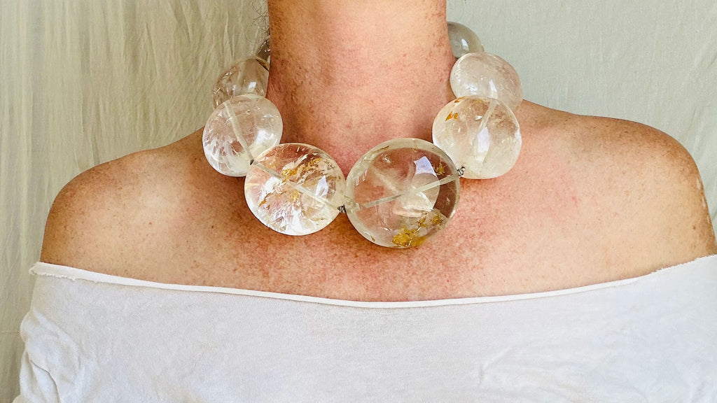Quartz & Silver Necklace. Atelier Aadya. 2520