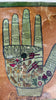 Antique Indian Palm Reading Painting on Canvas