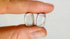 Rose Quartz & Silver Earrings. Hand Crafted Sterling Silver Jewelry. Atelier Aadya. Adorable Gift for Her. 4082