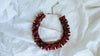 Carnelian Stars Necklace. Sterling Silver. 2517