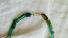 Ancient Roman Glass Necklace. Handmade Designer Jewelry. 2753