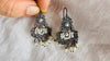 Vintage Oaxacan Filigree Earrings. Pearl & Silver. Mexico. Frida Kahlo. 2809