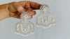 Vintage Oaxacan Filigree Earrings with Pearls. Sterling Silver.