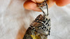 Amber & Sterling Pendant on a Silver Chain. 2876