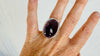 Amethyst Botanicals Ring. Size 7. Stupendously Crafted Sterling Silver. 4210