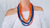 5 Old Mayan Crystal Necklaces from Guatemala. 2836