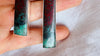 Sonora Sunrise Silver Post Earrings. Rare Chrysocolla Cuprite. Sterling One-of-a-Kind. 137