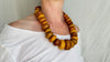 Vintage Berber Necklace. Faux Amber. Tiznit, Morocco. IN COMPLIANCE with Etsy Regulations