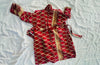Vintage Kantha Wrap Jacket. Kimono Style. All Cotton Hand Quilted. 4304
