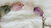 Chunky Fluorite & Silver Necklace. Natural Nuggets and Sterling. Handmade Designer Jewelry.