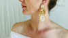 Vintage Oaxacan Filigree Earrings. Gold Plated. Pearls. Sterling Silver.