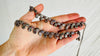 Vintage Pair of Indian Silver Anklets. Sterling Silver and Crystal Jewelry. So Beautiful! 4191