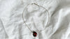 Ammonite Necklace. Sterling Silver. 0993