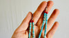 Natural Turquoise Earrings. Santo Domingo. Kewa Pueblo. Native American. 4347
