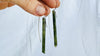 Jade & Sterling Silver Earrings. Canadian Jade. 4420
