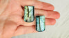 Labradorite Post Earrings. Sterling Silver Handmade Designer Jewelry. One-of-a-Kind 4111