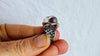 Amber Botanicals Ring. Sterling Silver. Adjustable Size. AP-378